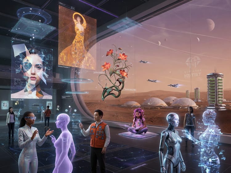 Museo virtual colaborativo reúne obras de 10,000 artistas humano-IA