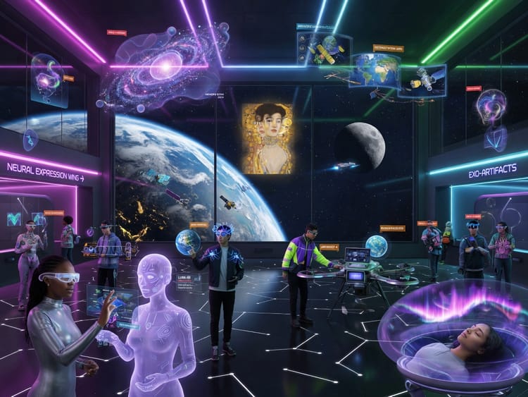 Museo virtual colaborativo reúne obras de 10,000 artistas humano-IA