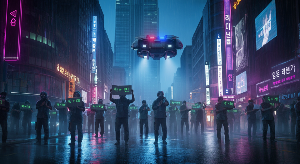 La Brecha Aumentada: Neo-Seúl se enfrenta al Ocaso Biológico