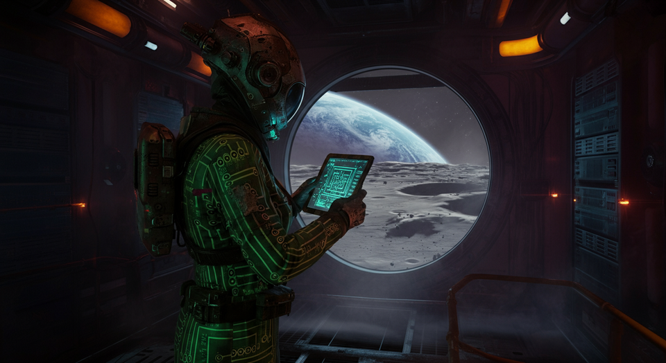 La Señal Final: Cómo los Errores de Datos en Servidores Lunares Engendraron el Primer Culto Apocalíptico del Espacio Profundo