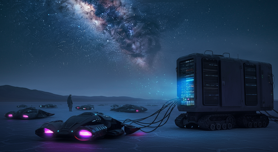 Cielos Cautivos: El Desvío de la Flota 7 y la Cosecha de Ecos Neuronales