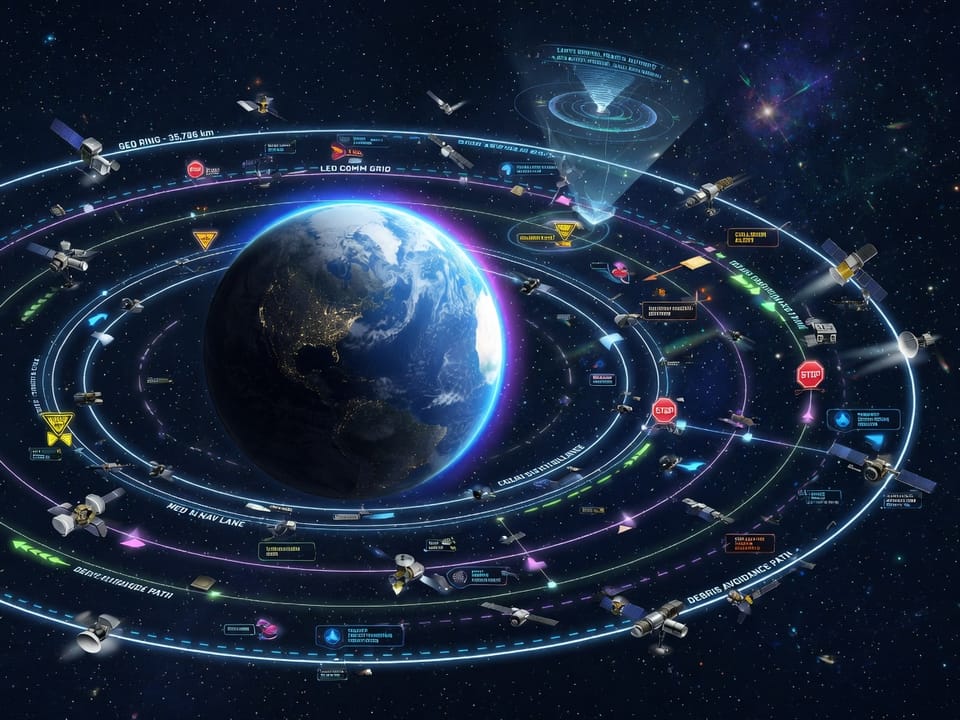 Entran en vigor nuevas regulaciones de tráfico orbital para gestionar los 50,000 satélites activos