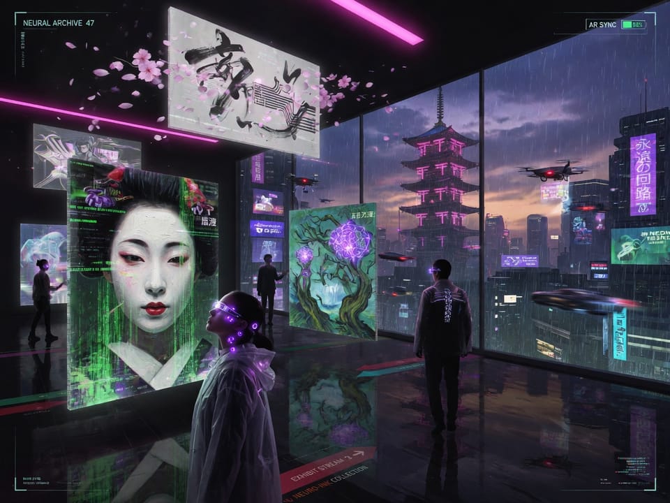 El Museo Virtual Colaborativo: 10 000 manos humanas y algoritmos tejiendo memoria en 2077